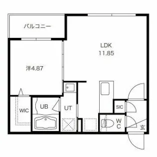 ORANGERIE612(オランジュリー612)【4階】の間取り