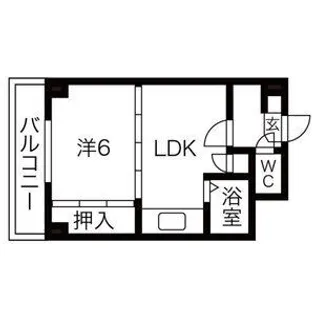 グランビュー中島公園【00902号室】の間取り