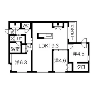 ZABO HILLS 南山鼻【2階】の間取り