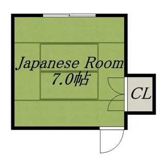 参宮殿【203号室】の間取り