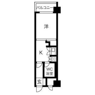ライオンズマンション中島公園通り【307号室】の間取り
