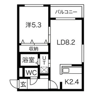 EーHORIZON宮の森【3階】の間取り