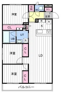 ASTER宮の森【1階】の間取り