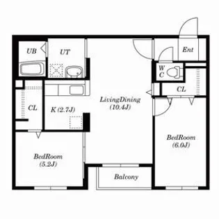 REEF NEST(リーフネスト)【106号室号室】の間取り