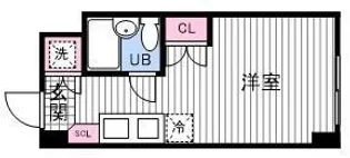 アルファビル大通西17【407号室】の間取り