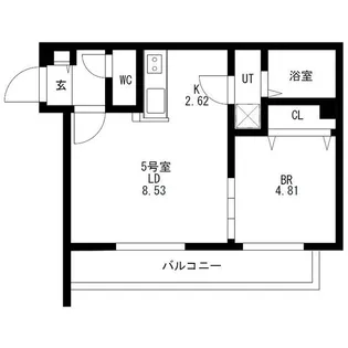DESTINO RESIDENCIA715【4階】の間取り