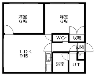 プログレスコート壱番館【301号室】の間取り