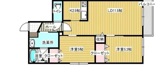 DOONA札幌【2階】の間取り
