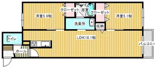 DOONA札幌【4階】の間取り