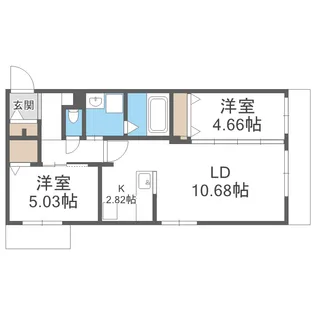 SーRESIDENCE医大南ALTIER【1階】の間取り
