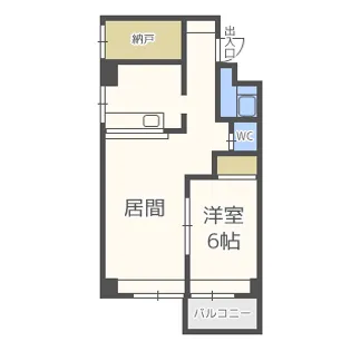 くぼたビル【1階】の間取り