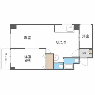 くぼたビル【4階】の間取り