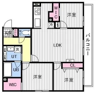 ASTER S14【3階】の間取り