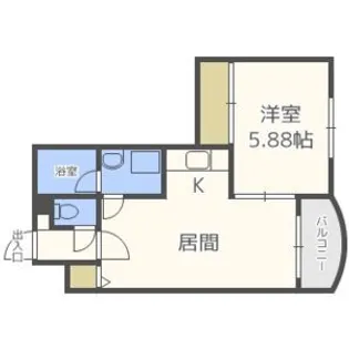 エクセル藤【202号室】の間取り