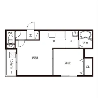 POLLUX S7(ポルックス)【3階】の間取り