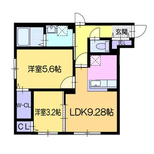 ドルチェ911【101号室】の間取り
