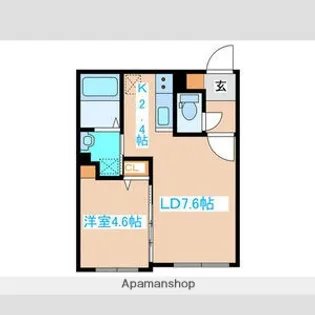 モーリス中島公園【3階】の間取り