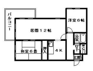 メゾンドユキ【203号室号室】の間取り