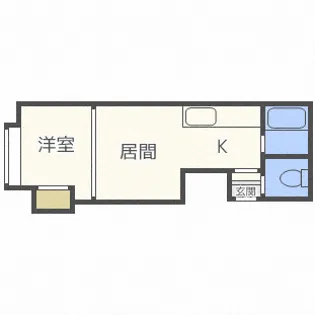 ルーブル南5条【204号室】の間取り