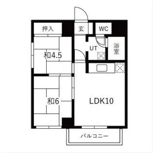 サンローゼ札幌【3階】の間取り