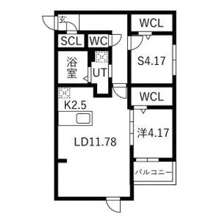 ガイアールS24【3階】の間取り