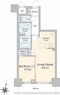 ジュノール札幌植物園【0202号室】の間取り