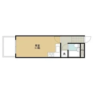 ハイツペアシティ22【302号室】の間取り