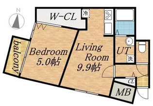 LOTUS大通公園【401号室号室】の間取り