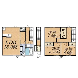 グランシール富士 B【B203号室】の間取り