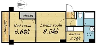 ROYAL HYATT(ロイヤルハイアット)【4階】の間取り