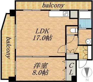 三和マンション(サンワマンション)【903号室】の間取り