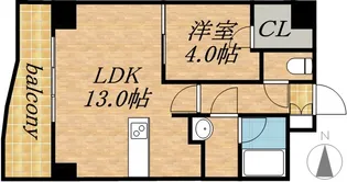 ノール山鼻【2階】の間取り