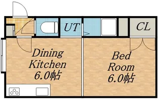 スカイパーク円山【203号室】の間取り