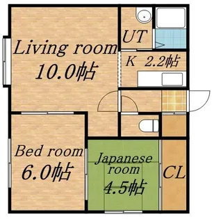 スカイハイツ 2【1階】の間取り