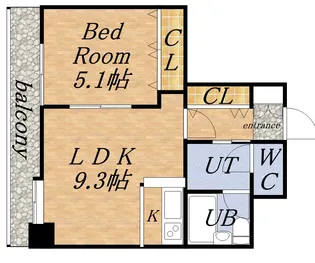 ダイアパレス北10条【503号室】の間取り