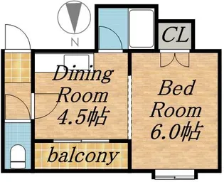 ルナグランス山鼻【3階】の間取り