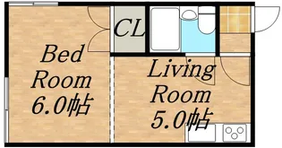 シティハイツ1315【203号室】の間取り