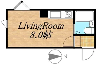 クリーンシャトー13【301号室】の間取り