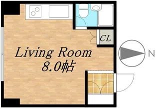 ヴィラ・ムラカミ大通21【303号室】の間取り