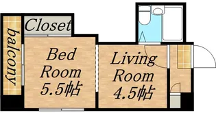 札幌JOW2ビル【00605号室】の間取り