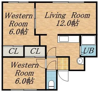 GEORGIA(ジョージア)【C号室】の間取り