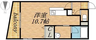 セントポーリアグランデュール【0501号室】の間取り