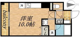 セントポーリアスィート【0505号室】の間取り