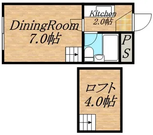 サングレース【205号室】の間取り