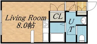 メゾンドエルミタージュ円山【2階】の間取り