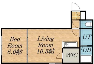 パナシェ宮の森【401号室】の間取り