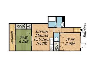 メゾンフィッシュ【3階】の間取り