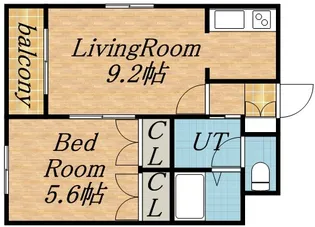 ストロール札幌【402号室】の間取り