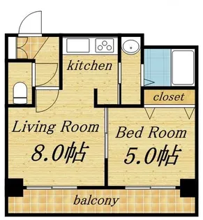 アストリア大通【902号室】の間取り