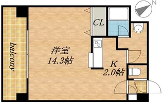 エッジウォーターテラス【508号室】の間取り